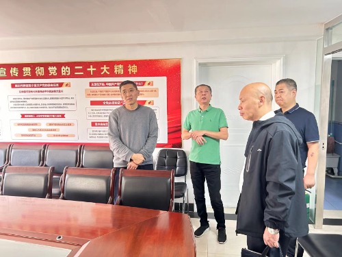 常山集團黨委副書記何靈云到供銷公司、恒永公司、實業(yè)公司及棉四職工醫(yī)院、常山北明總部等企業(yè)進行調研督導